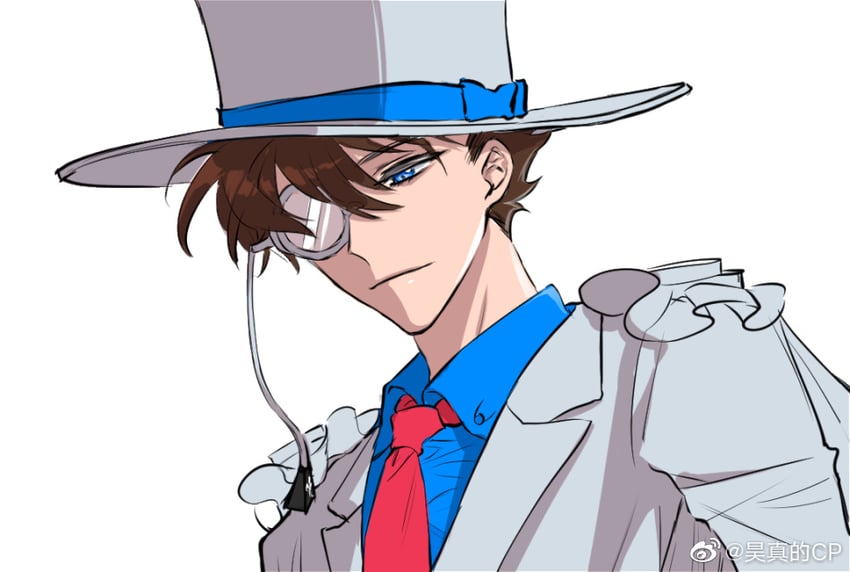 kaitou kid (meitantei conan and 1 more) drawn by haoriday