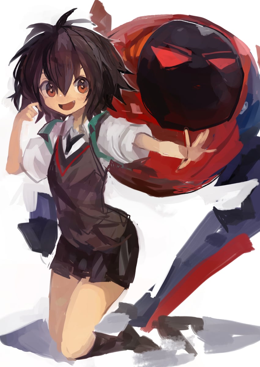 peni parker and sp//dr (marvel and 3 more) drawn by kaamin_(mariarose753)
