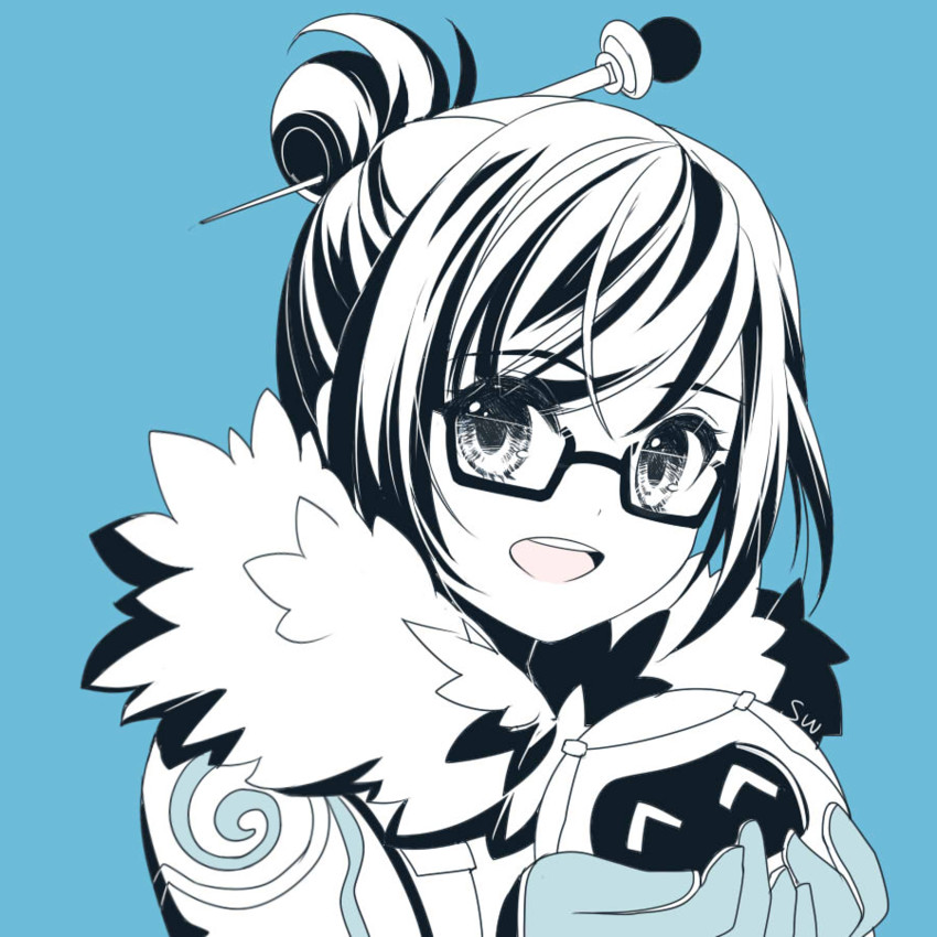 mei (overwatch and 1 more) drawn by kaoruru_(sakuno2911)