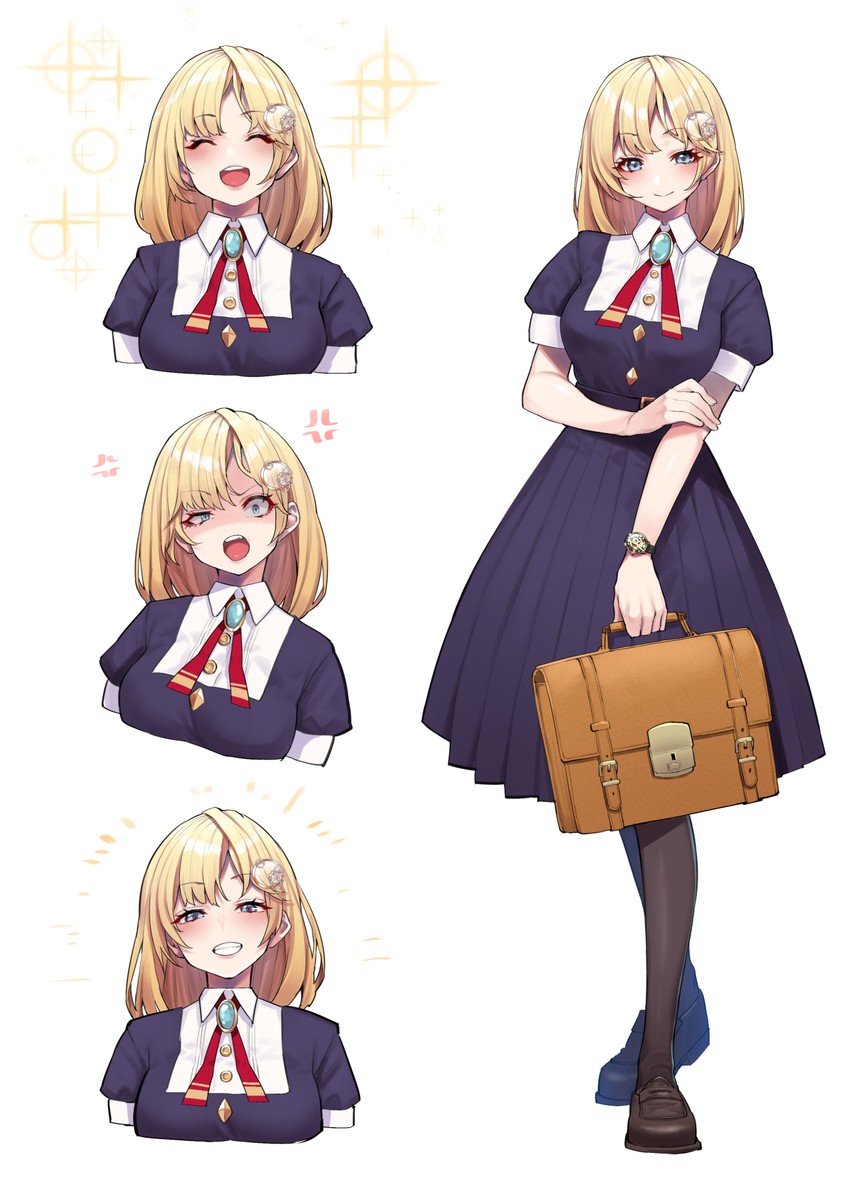 watson amelia (hololive and 1 more) drawn by mikan_(chipstar182)