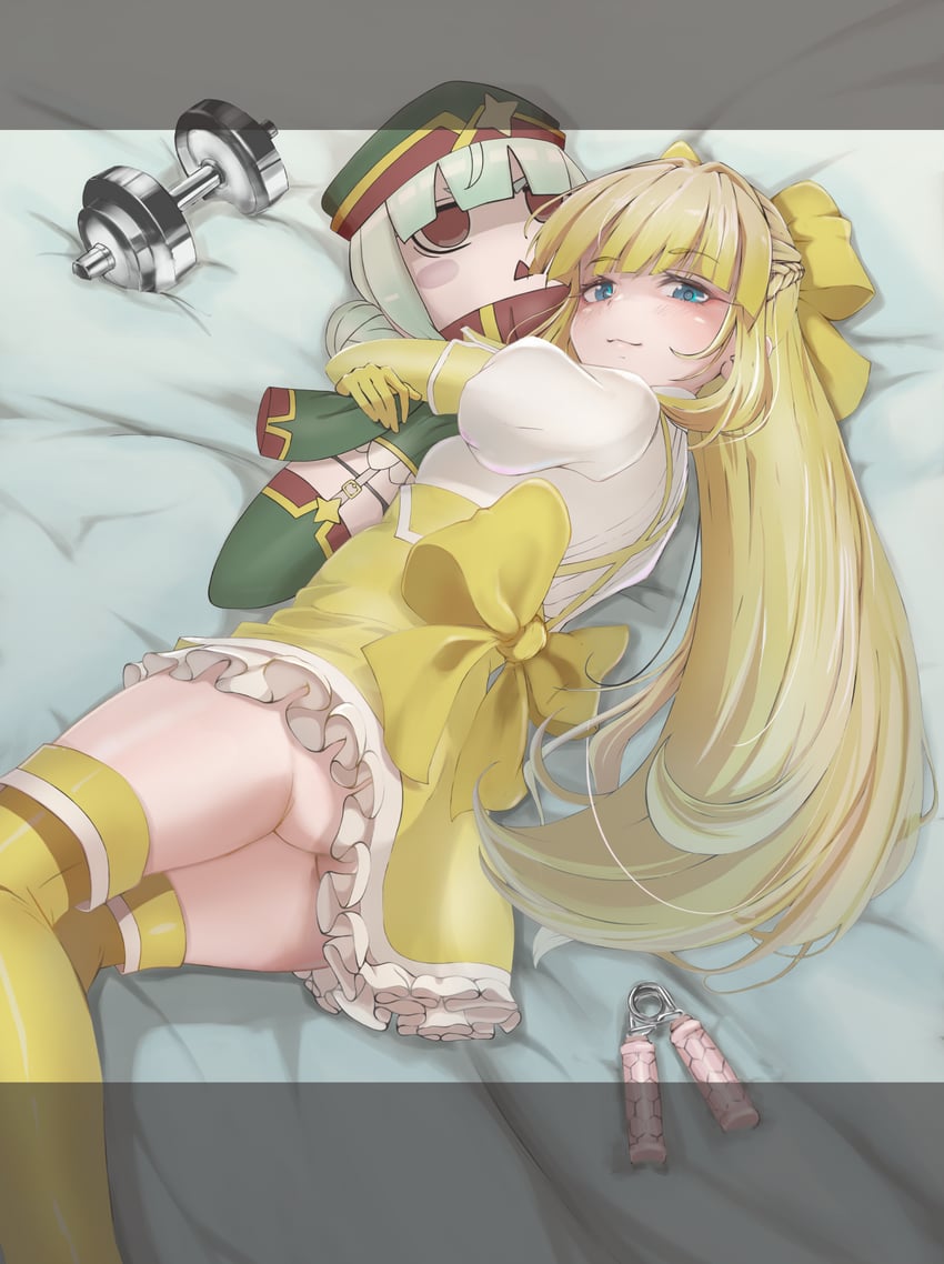 leoparde, tenkawa kaoruko, and magia sulfur (mahou shoujo ni akogarete) drawn by haru_no_jiyuuchou
