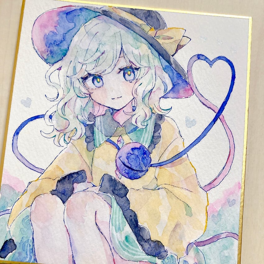 komeiji koishi (touhou and 1 more) drawn by mozukuzu_(manukedori)