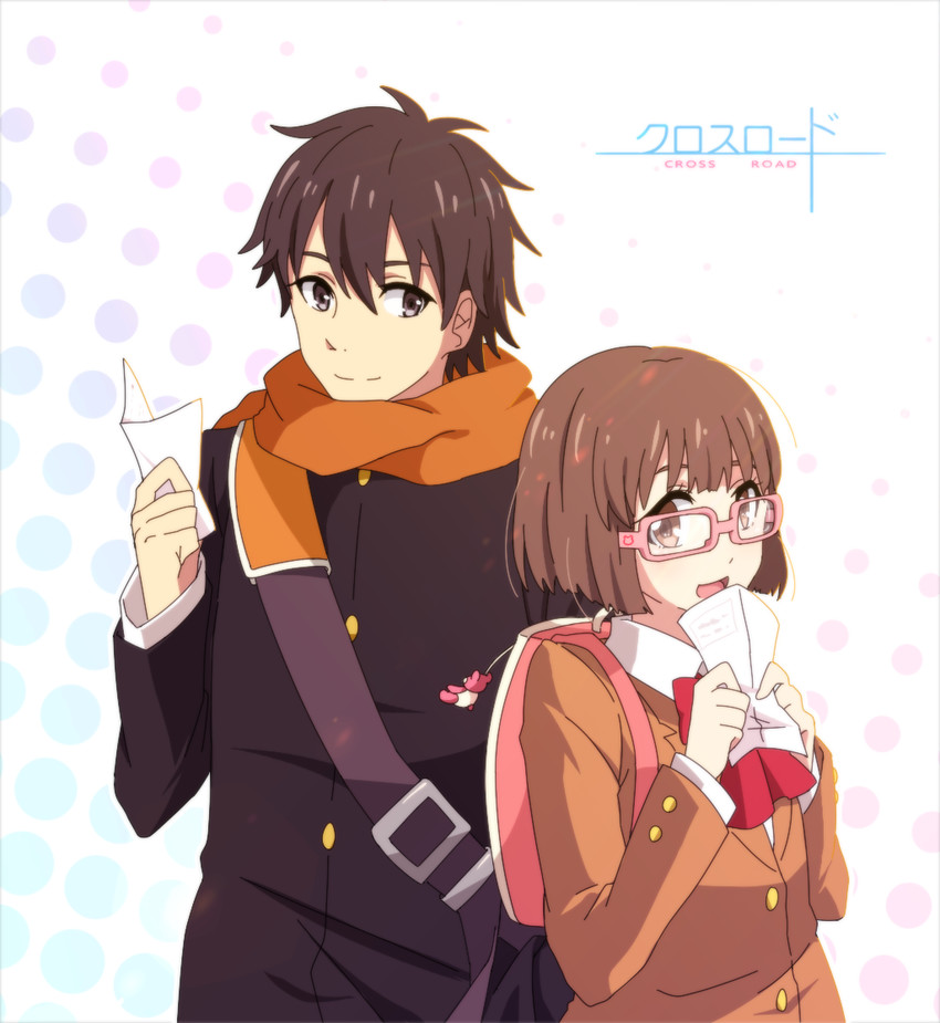 kurahashi miho and takamura shouta (z-kai: cross road) drawn by mokoppe