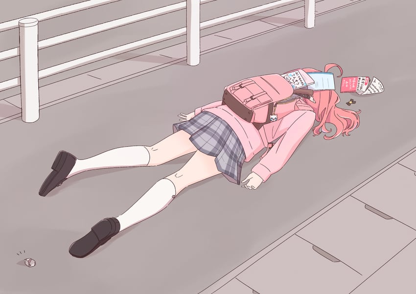 sakura miko and 35p (hololive and 1 more) drawn by chamomile_(kazumasa)