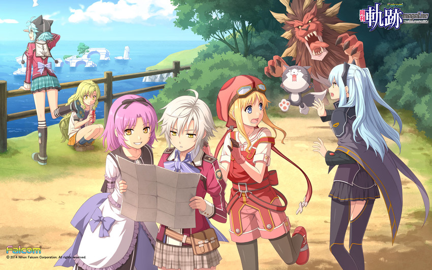 renne, fie claussell, tio plato, tita russell, millium orion, and 2 more (eiyuu densetsu and 4 more)