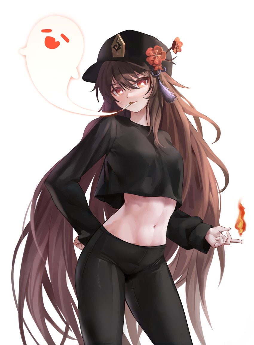 hu tao and boo tao (genshin impact) drawn by rable