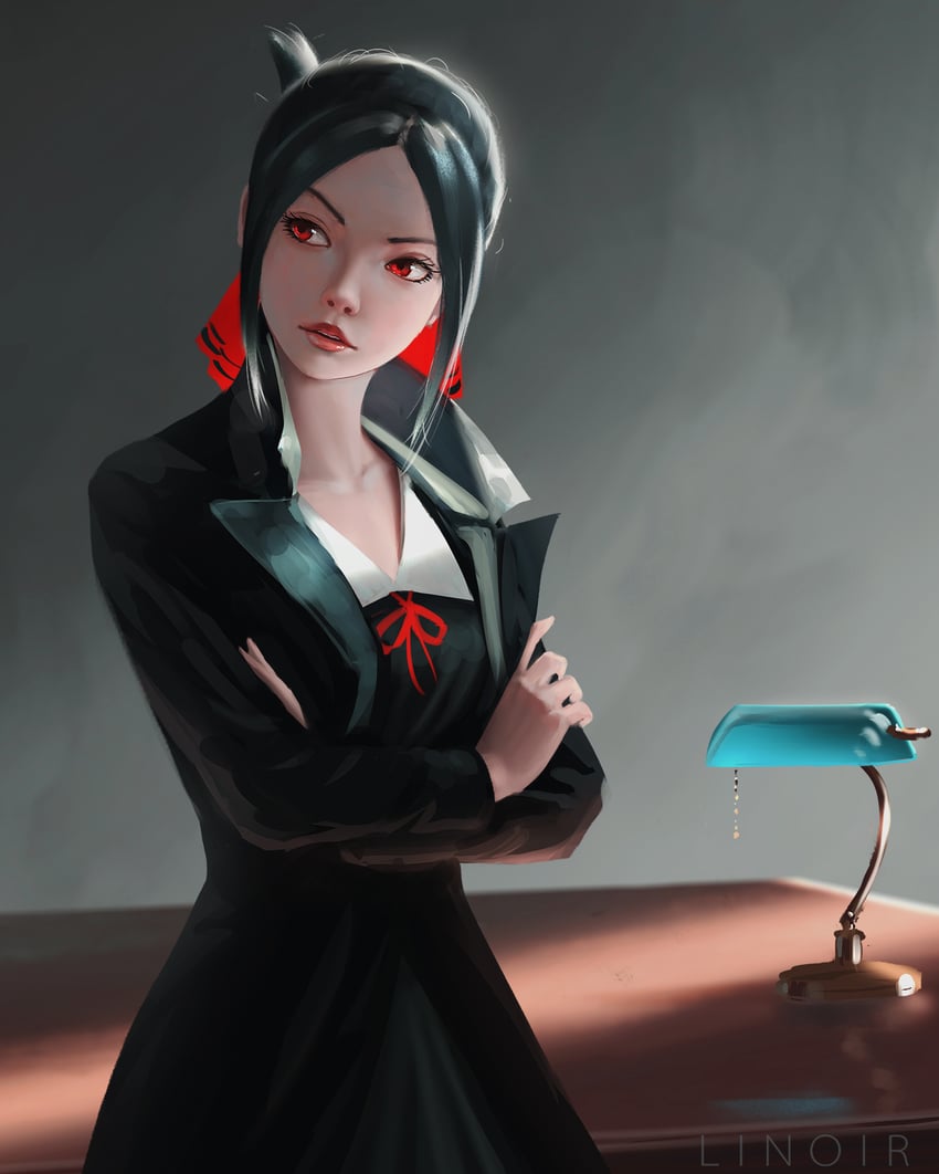 shinomiya kaguya (kaguya-sama wa kokurasetai ~tensai-tachi no renai zunousen~) drawn by linoir