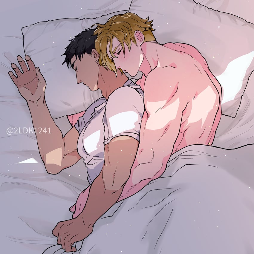 ao isami and lewis smith (yuuki bakuhatsu bang bravern) drawn by llld_(2ldk1241)