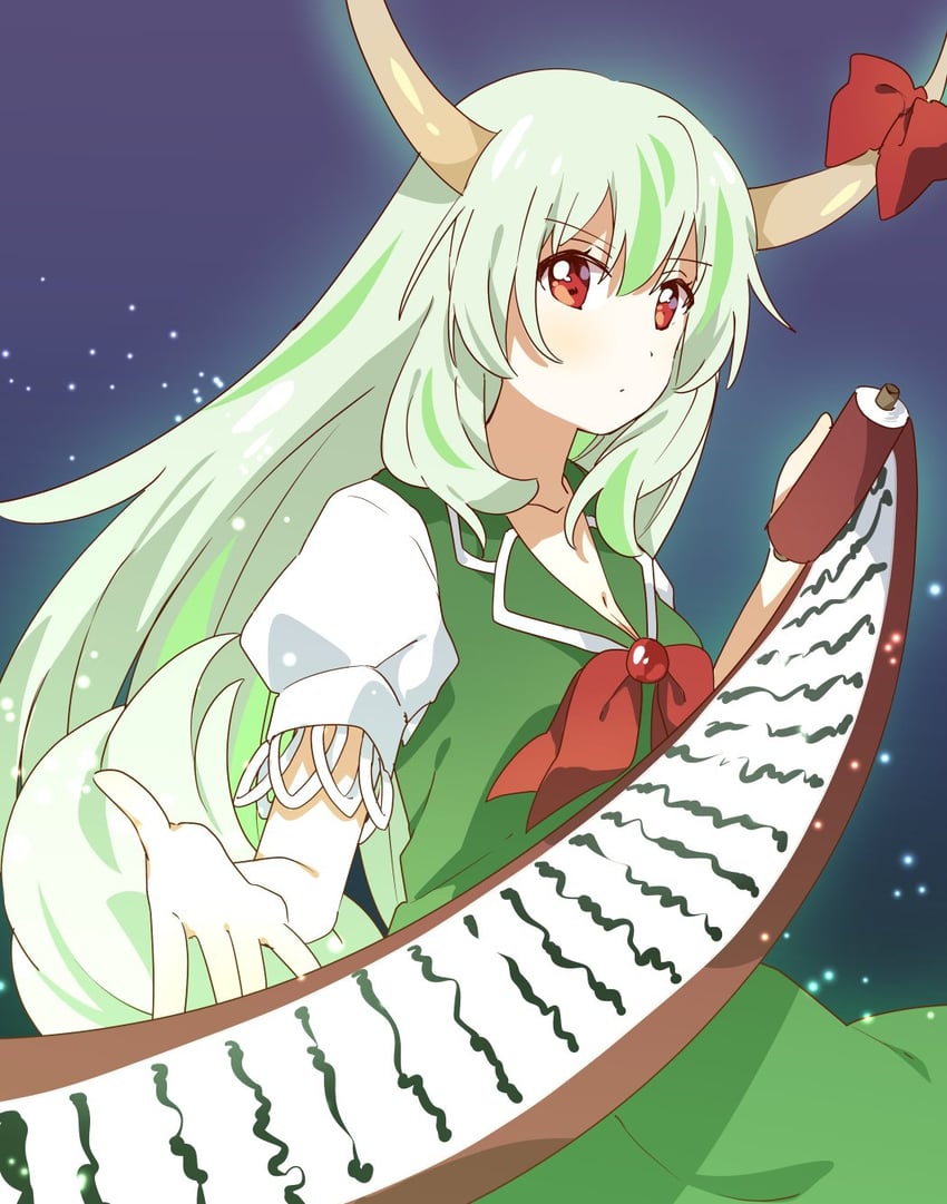 kamishirasawa keine and ex-keine (touhou) drawn by sasaki_sakiko