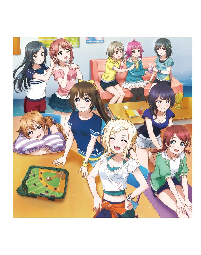 yuki setsuna, uehara ayumu, osaka shizuku, tennoji rina, nakasu kasumi, and 5 more (love live! and 1 more)