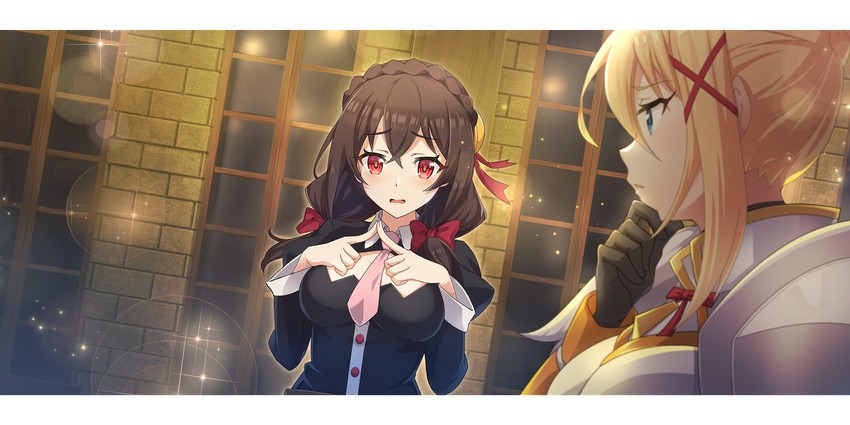darkness and yunyun (kono subarashii sekai ni shukufuku wo! and 1 more)