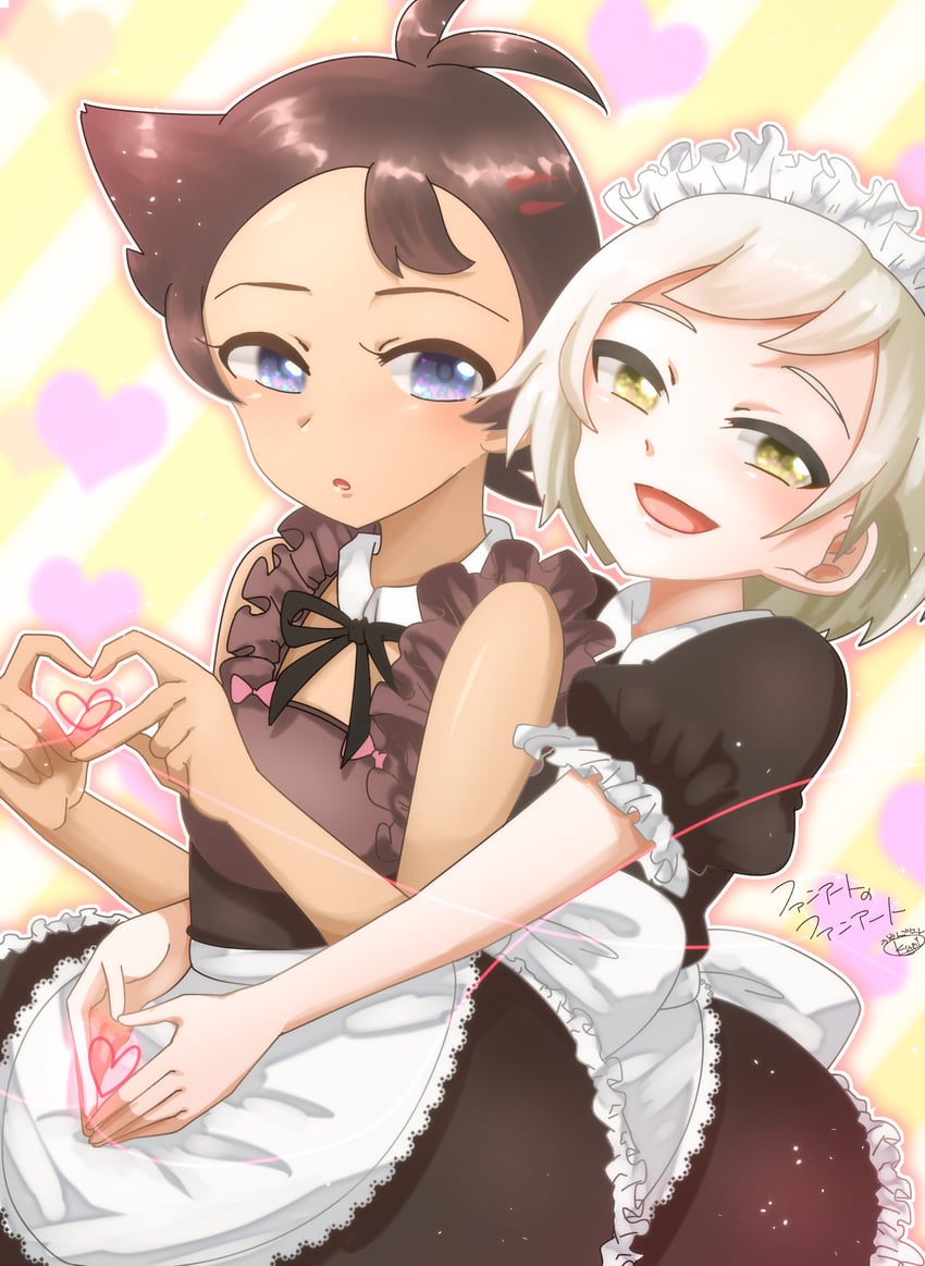 goh and horace (pokemon and 1 more) drawn by kumisippo