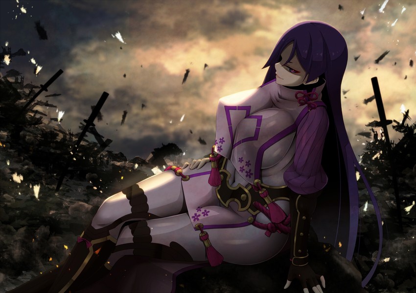 minamoto no raikou (fate and 1 more) drawn by cilica