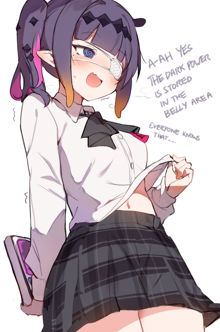 ninomae ina'nis (hololive and 1 more) drawn by orobou