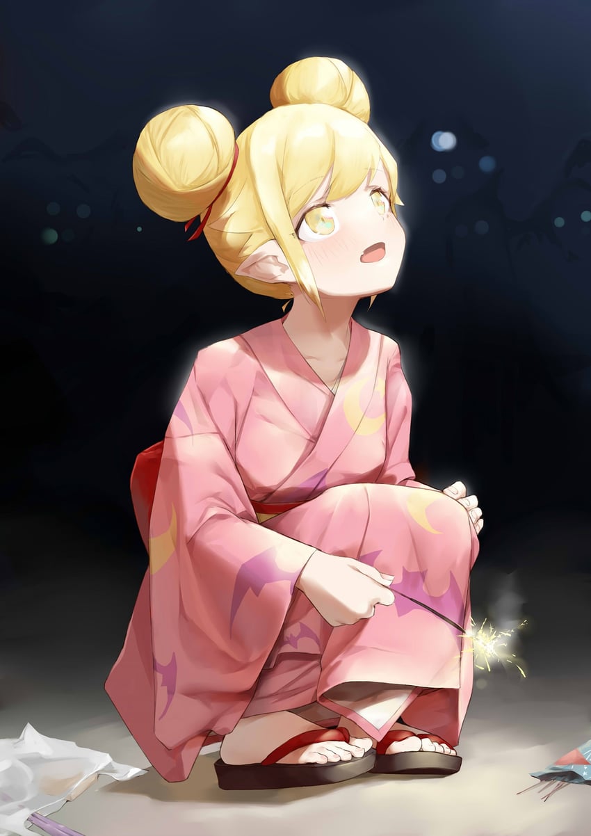 oshino shinobu (monogatari) drawn by oshino_yeye
