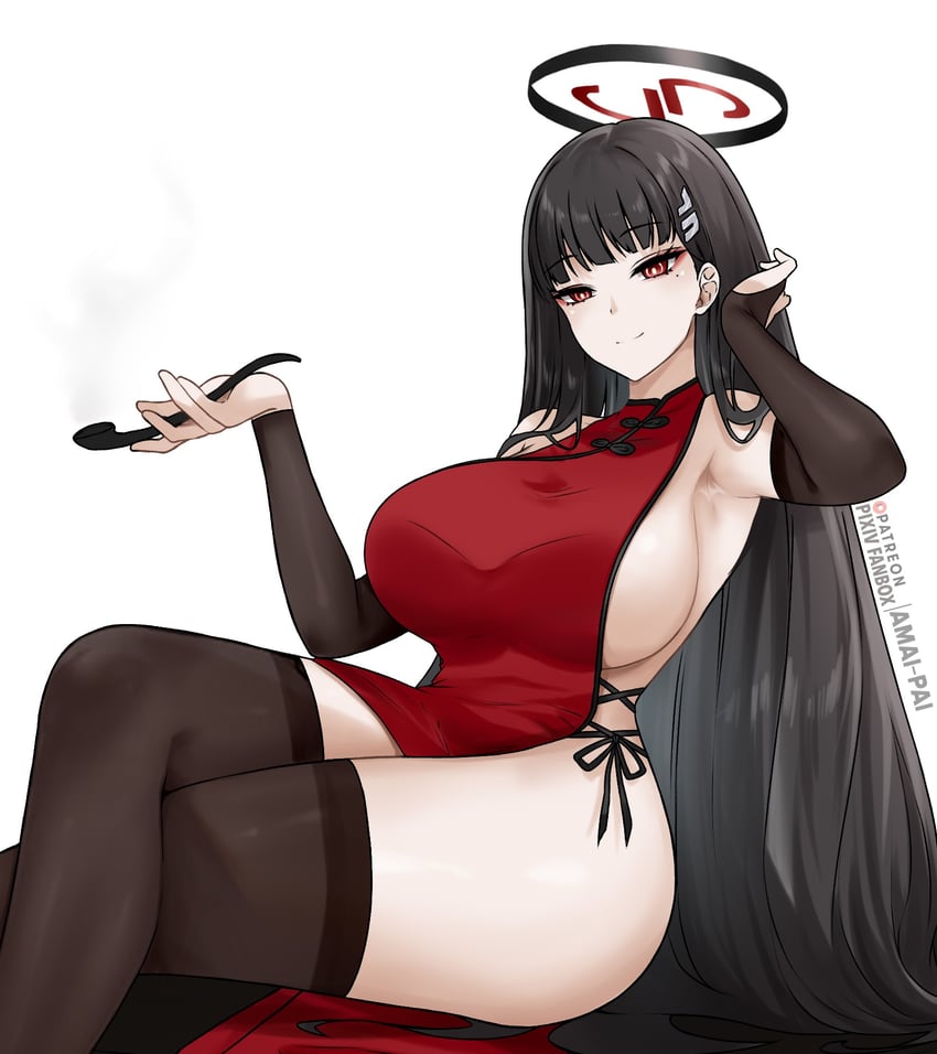 rio (blue archive) drawn by amai-pai