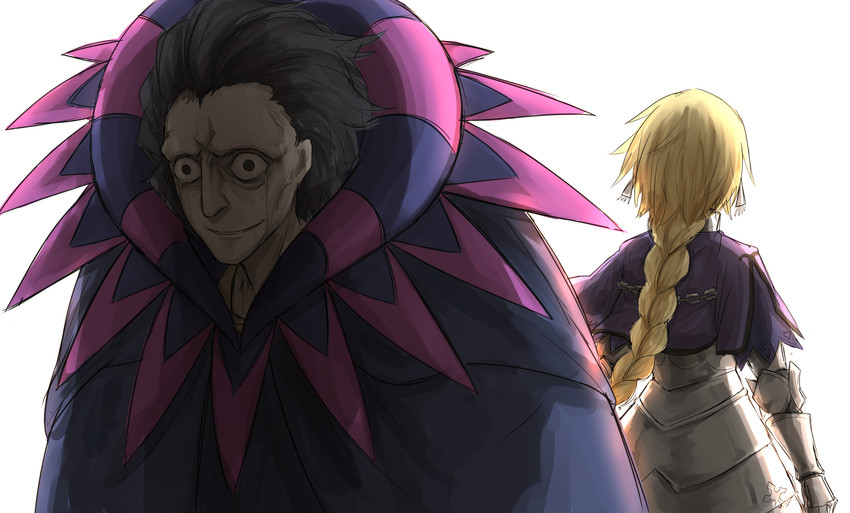jeanne d'arc and gilles de rais (fate and 1 more) drawn by kankan33333