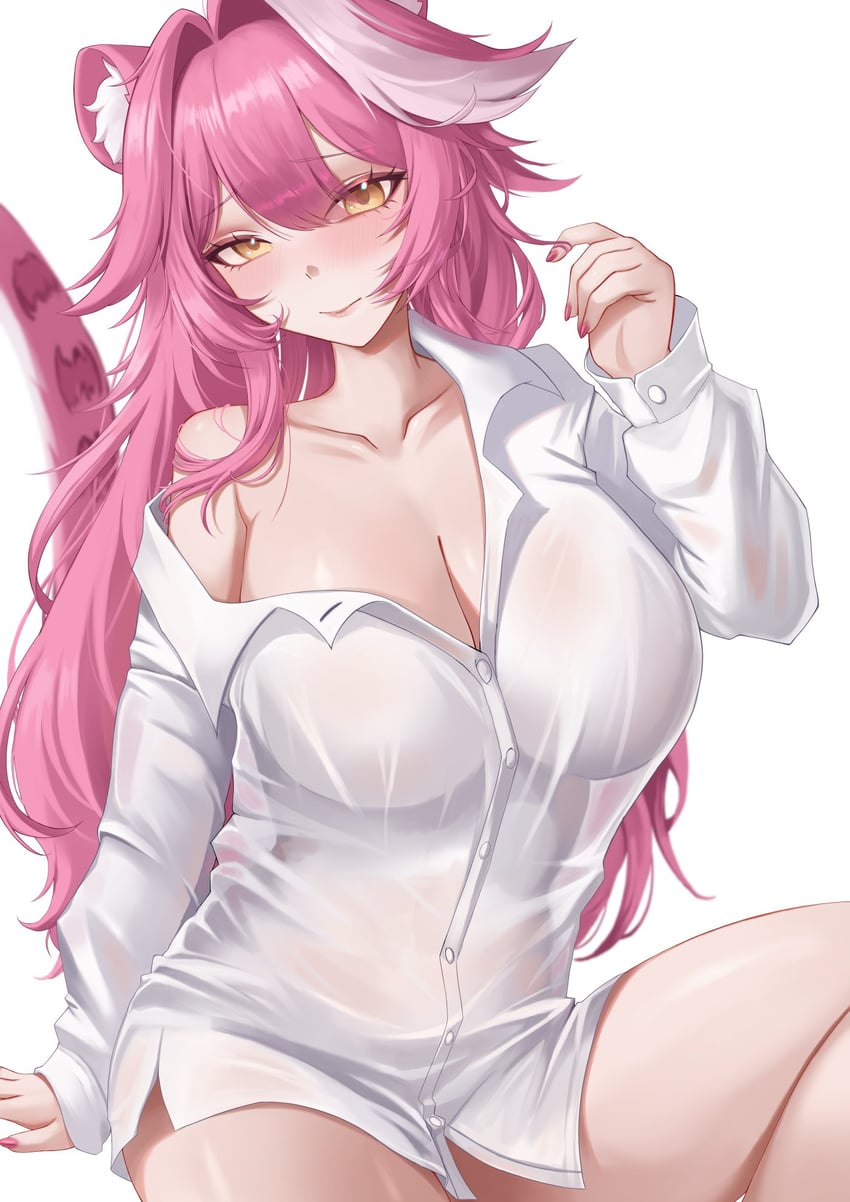raora panthera (hololive and 1 more) drawn by cotton_noir