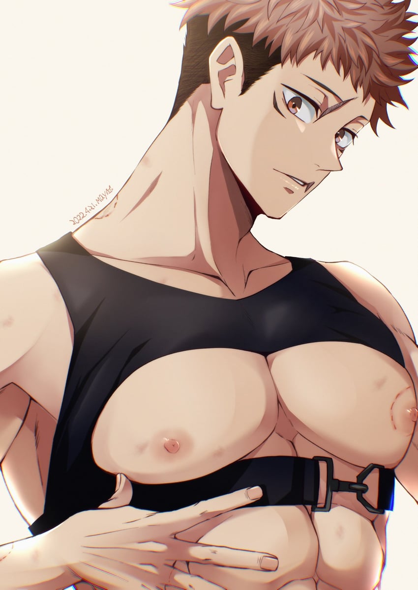 itadori yuuji (jujutsu kaisen) drawn by may_(illust_man_2020)