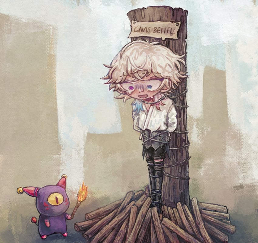 gavis bettel and phantom (holostars and 1 more) drawn by lakuta