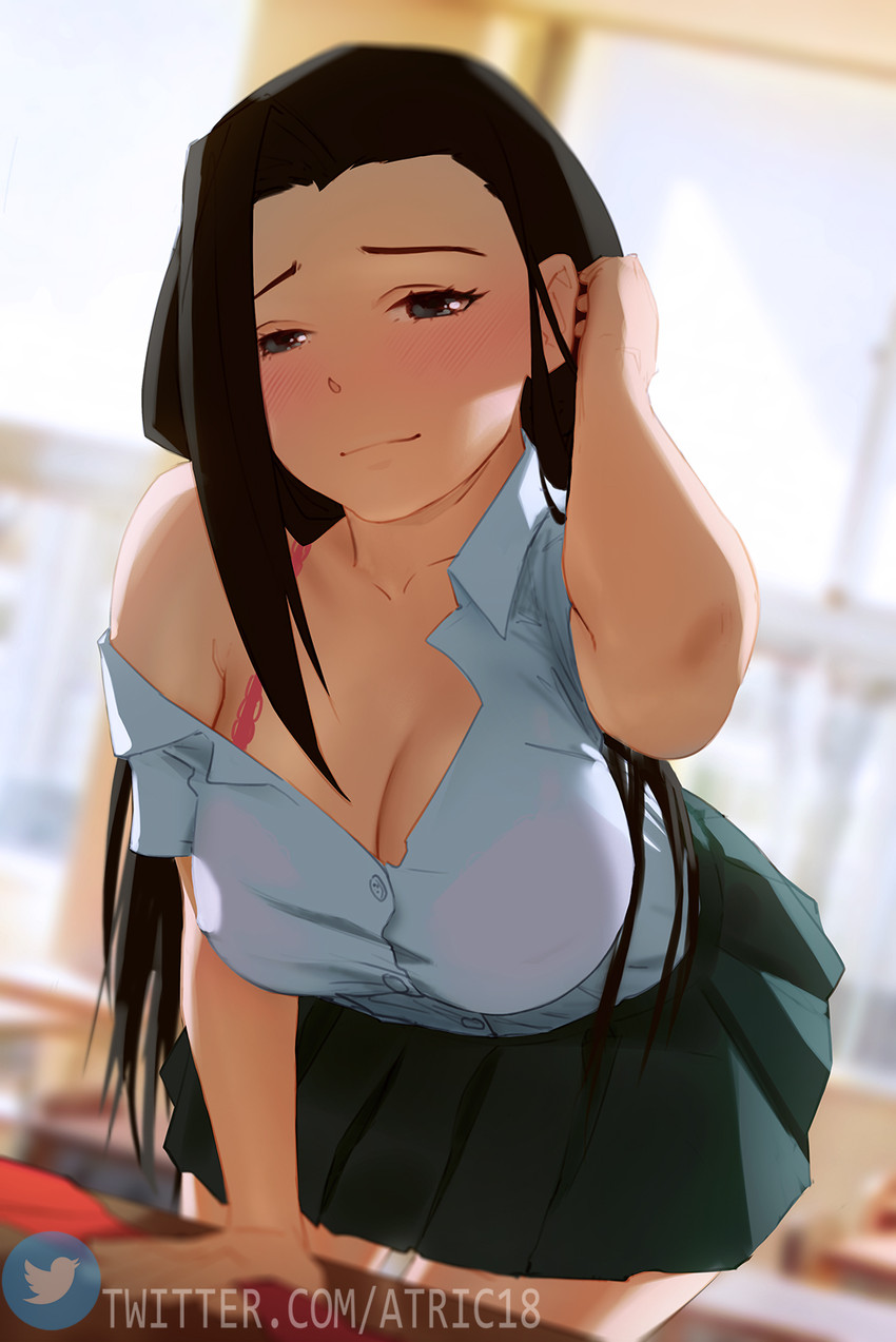 yaoyorozu momo (boku no hero academia) drawn by atric18