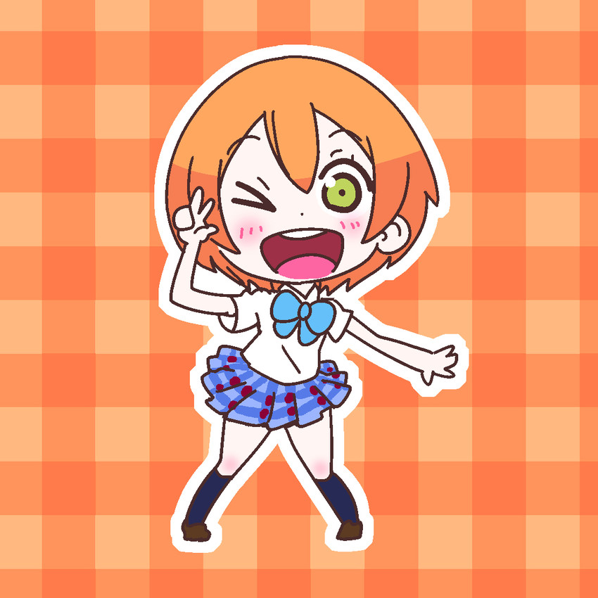 hoshizora rin (love live! and 1 more) drawn by karaagetarou