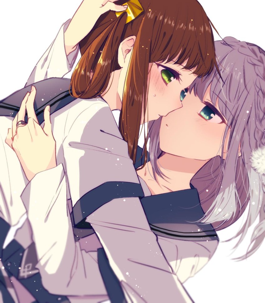 awane kokoro and kagami masara (mahou shoujo madoka magica and 1 more) drawn by mizuki_(flowerlanguage)