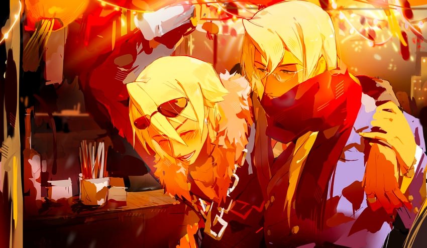 klavier gavin and kristoph gavin (ace attorney and 1 more) drawn by lanfengzheyu