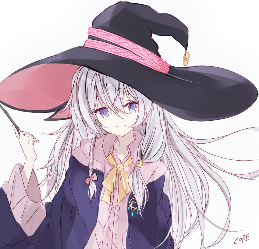 elaina (majo no tabitabi) drawn by core_(mayomayo)