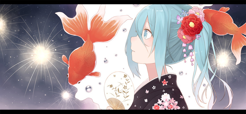 hatsune miku (vocaloid) drawn by minasenagi