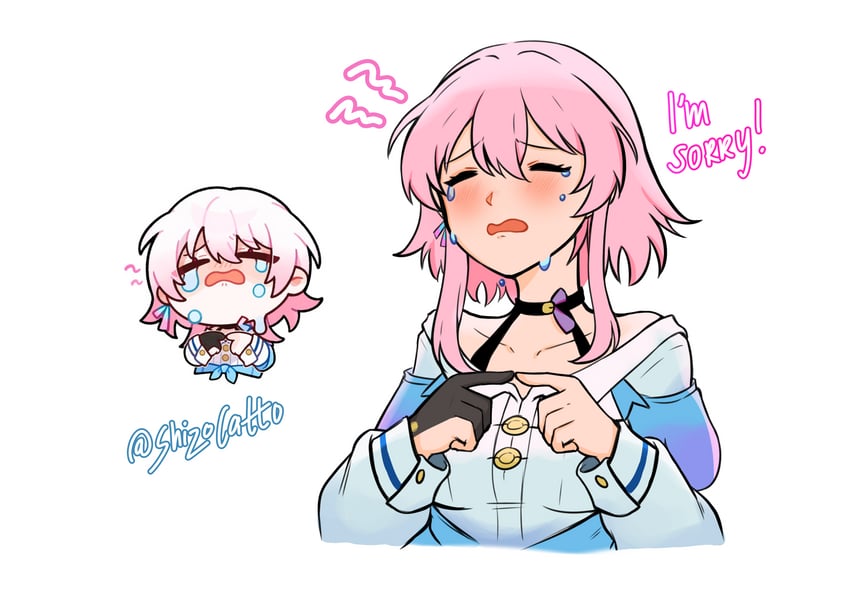 march 7th (honkai and 1 more) drawn by shizocatto