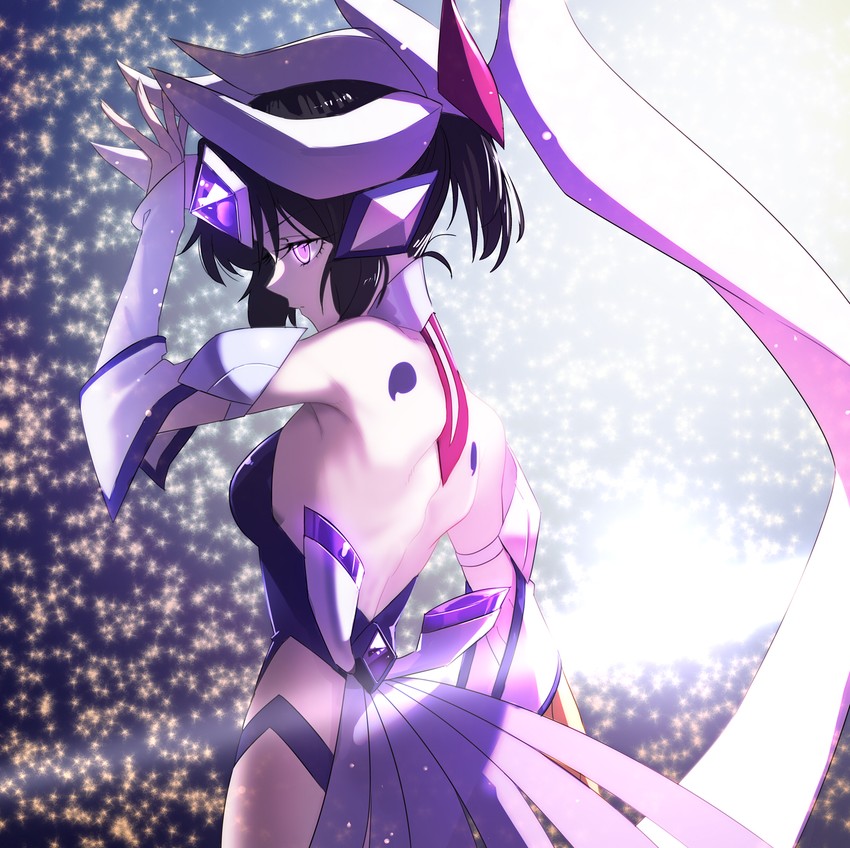 kohinata miku and shem-ha (senki zesshou symphogear) drawn by hinomoto_madoka