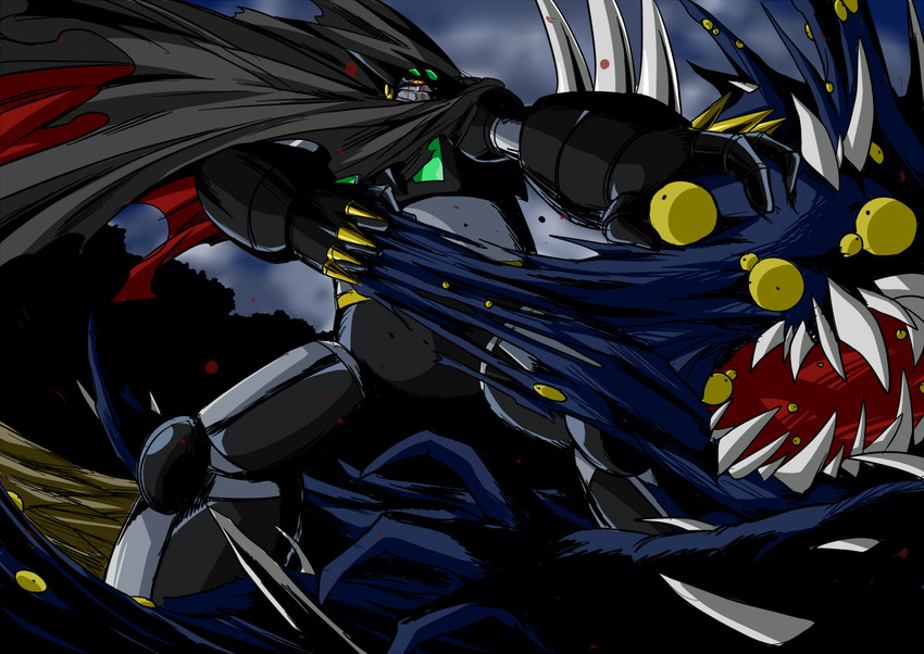 black getter (getter robo and 1 more) drawn by shouji_nigou