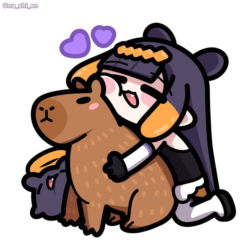 ninomae ina'nis and takodachi (hololive and 1 more) drawn by nashi_(na_shi_en)
