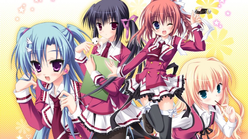 haotone tsubasa, endou saya, fujimaru mikoto, and nitta ichika (kisaragi gold star) drawn by chimaro, moribe_(rabumanyo), and toranosuke
