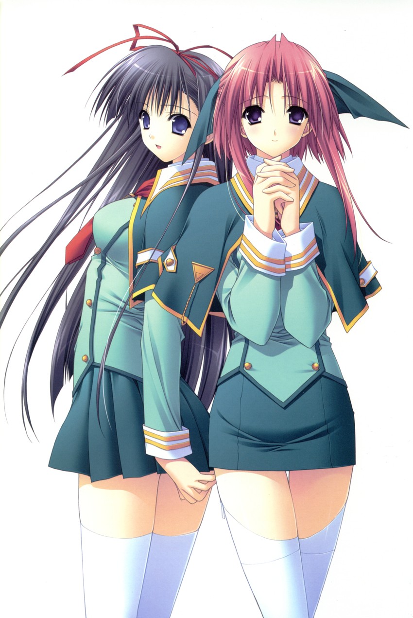 nagase sayaka and morisaki nao (soul link) drawn by suzuhira_hiro
