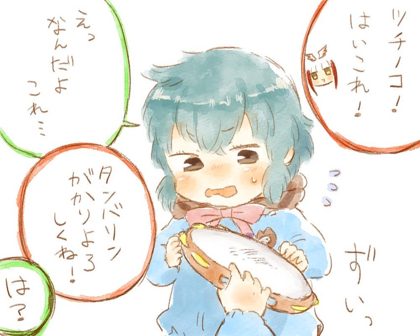 japanese crested ibis and tsuchinoko (kemono friends) drawn by moeki_(moeki0329)