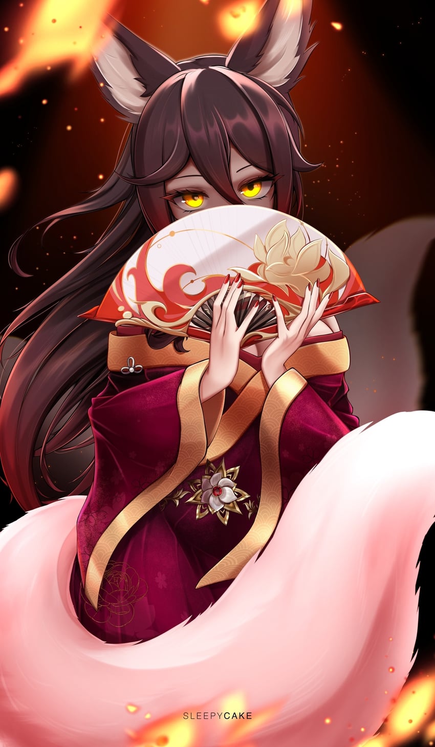 tingyun and fugue (honkai and 1 more) drawn by sleepycake