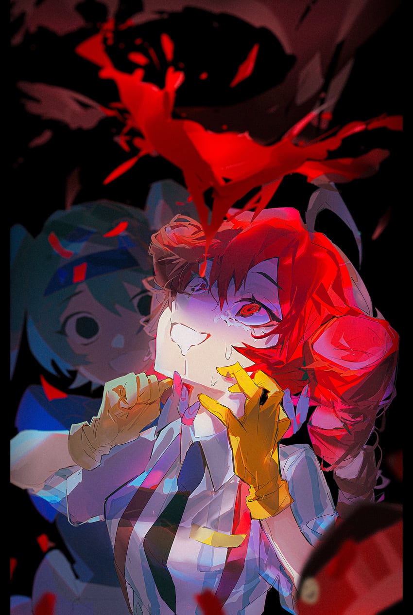 hatsune miku and kasane teto (vocaloid and 2 more) drawn by matofu