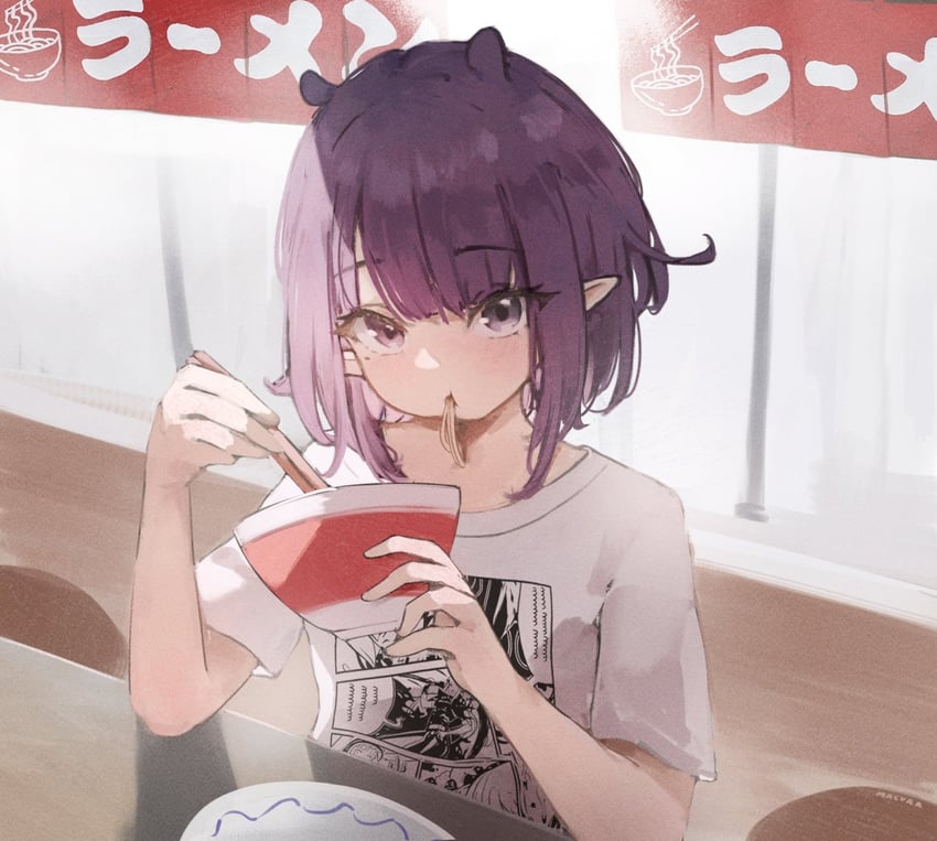 ninomae ina'nis (hololive and 1 more) drawn by malvar