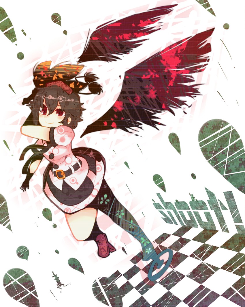 shameimaru aya, inubashiri momiji, and himekaidou hatate (touhou) drawn by itomugi-kun