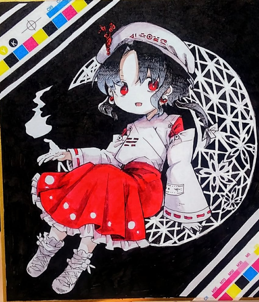 moonlight's anti-soul (touhou and 1 more) drawn by wadante