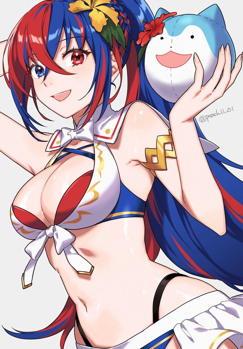 female alear and sommie (fire emblem and 2 more) drawn by shamu_(peach11_01)
