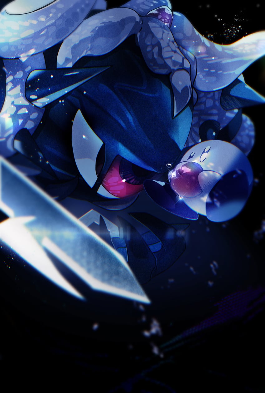 kirby, magolor, and magolor soul (kirby and 2 more) drawn by higuchi_megumi
