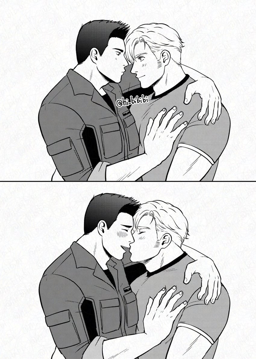 ao isami and lewis smith (yuuki bakuhatsu bang bravern) drawn by hi_bibibi