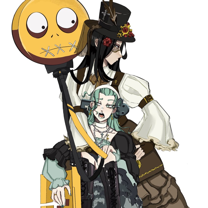 testament, a.b.a, and paracelsus (guilty gear and 1 more) drawn by snailedwistrea