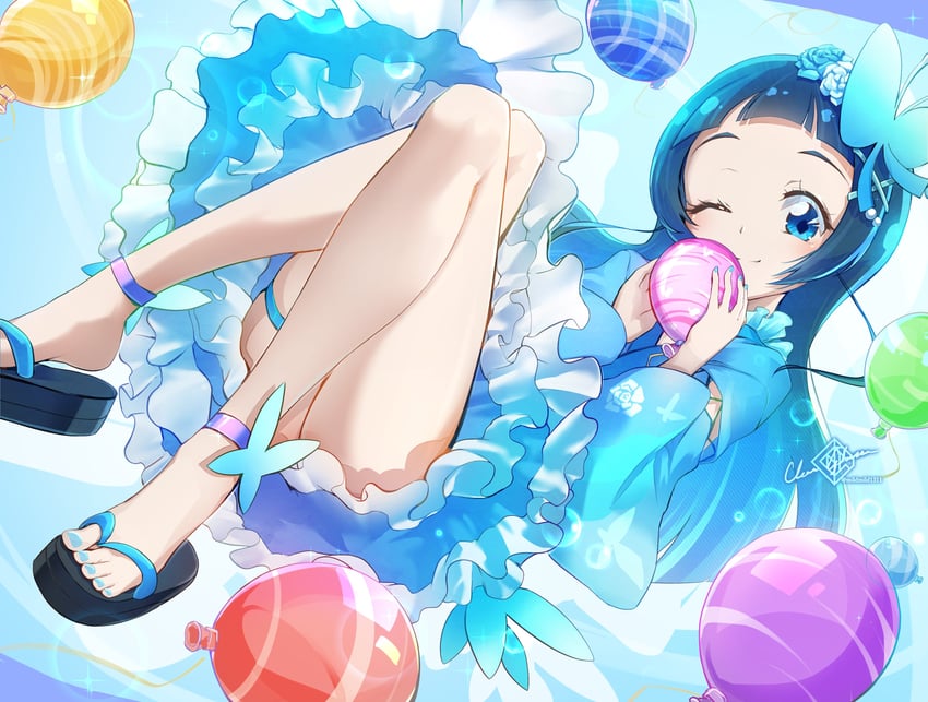 aokaze nana (precure and 1 more) drawn by clear_glass_(mildmild1311)