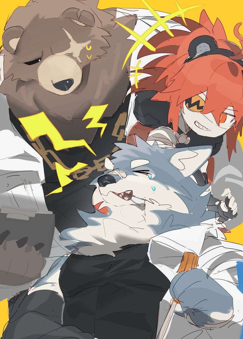 koleda belobog and ben bigger (original and 1 more) drawn by loss_kim