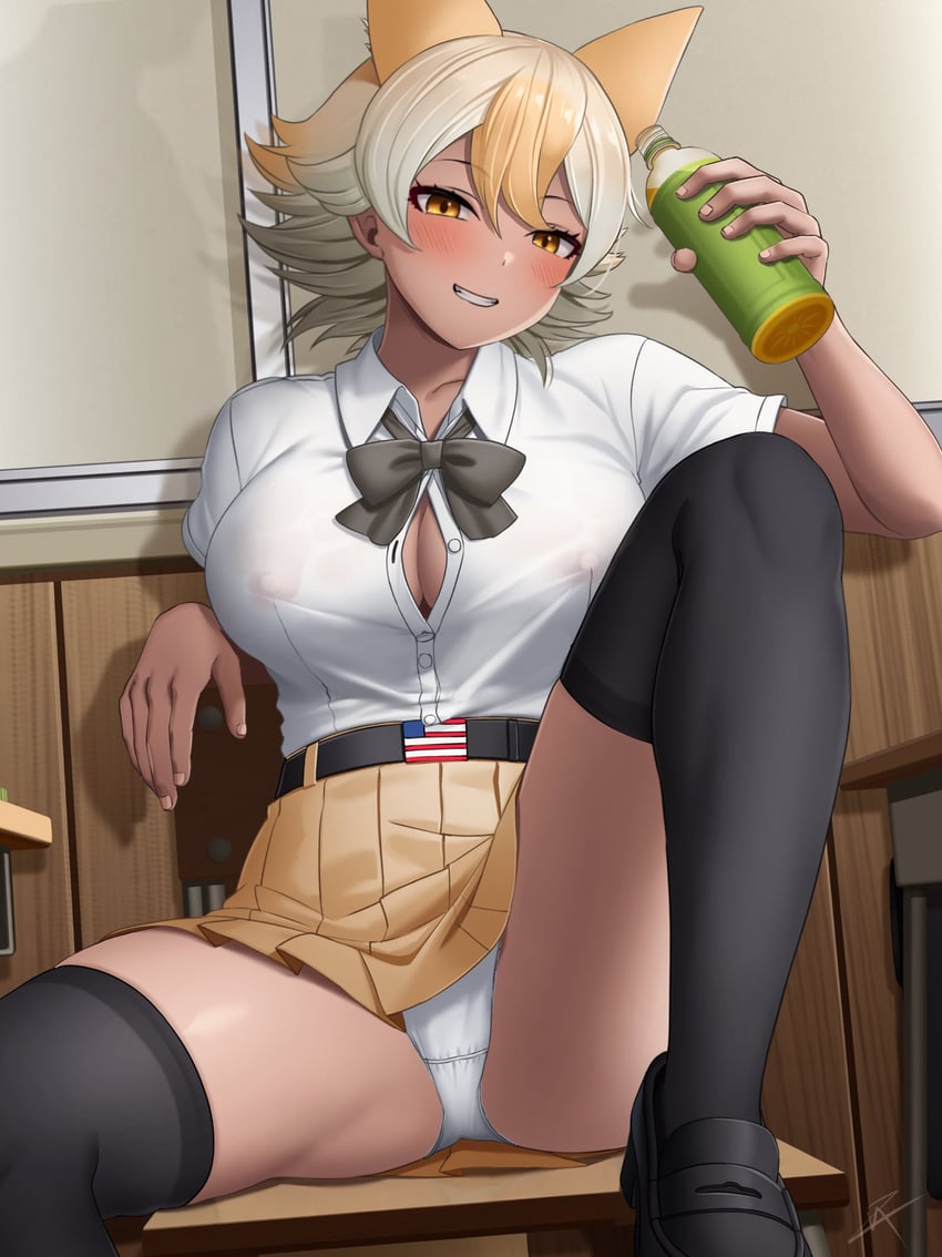 coyote (kemono friends and 1 more) drawn by deku_suke