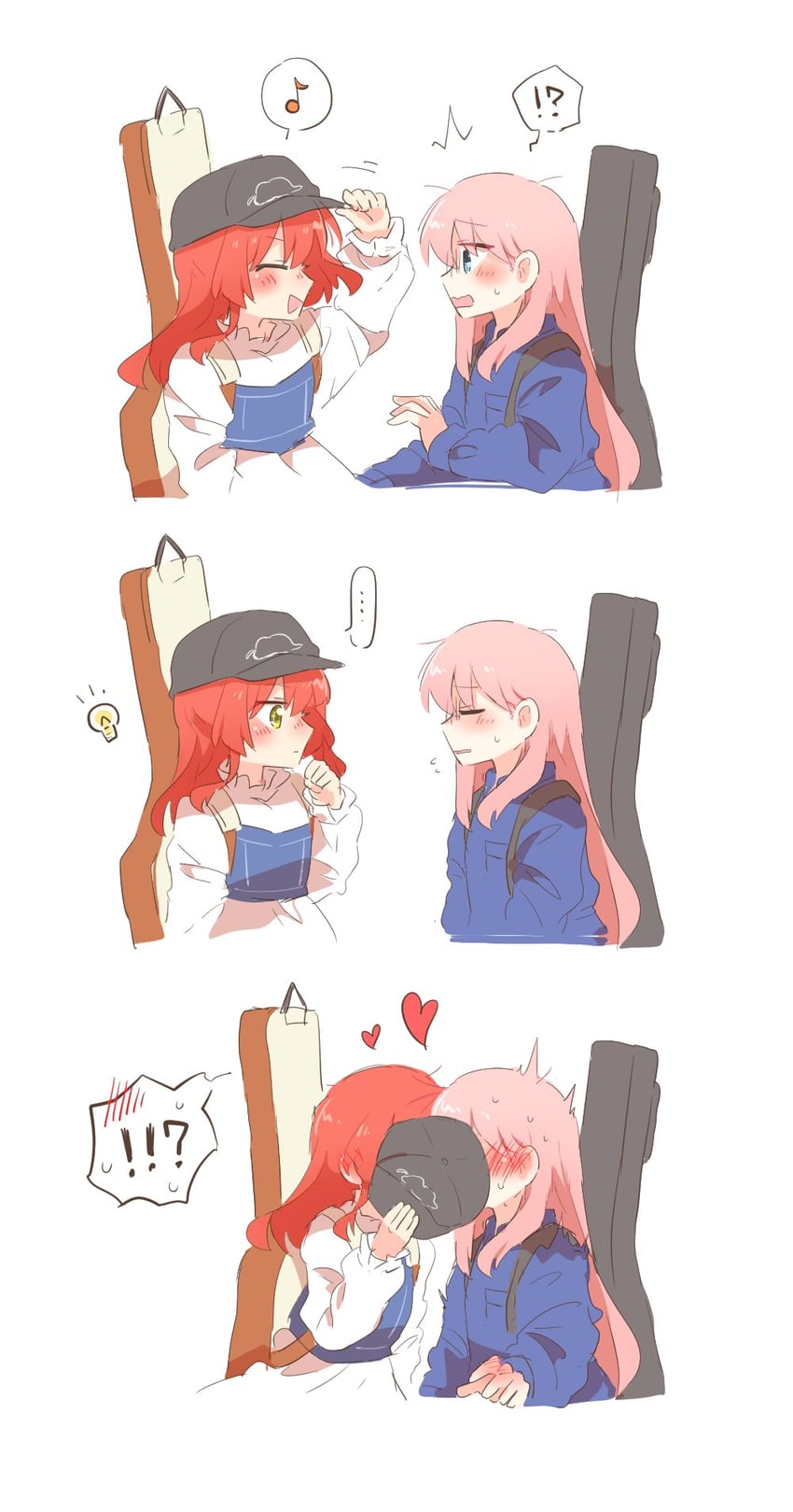 gotoh hitori and kita ikuyo (bocchi the rock!) drawn by rebecca_(keinelove)